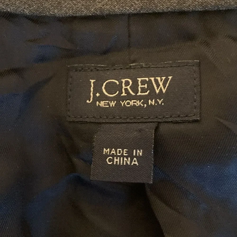 J.Crew Ludlow Slim-Fit Mens Jacket in English Wool Navy Tweed. Size 44 Long.